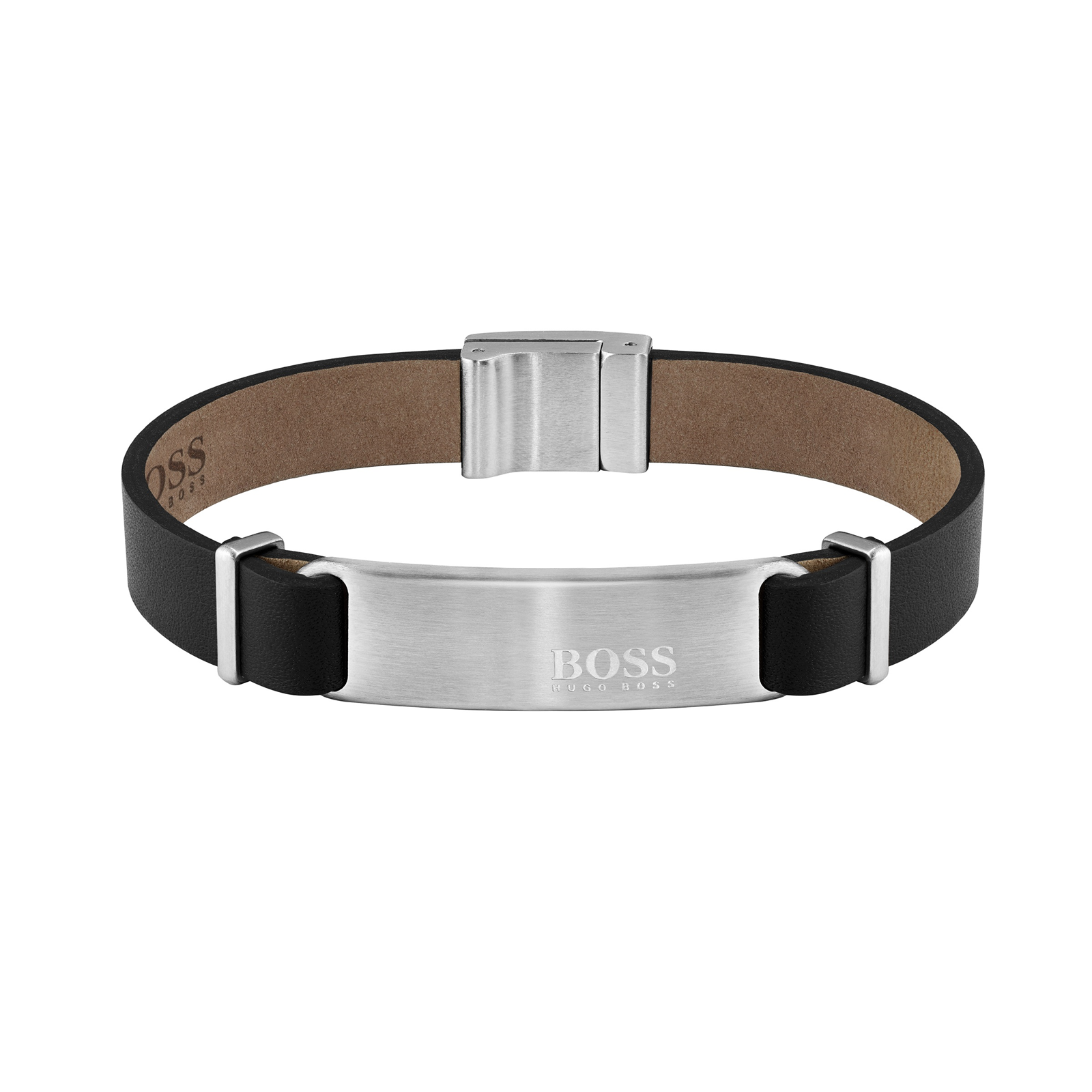 BOSS Urbanite Black Leather Stainless Steel Bracelet Review