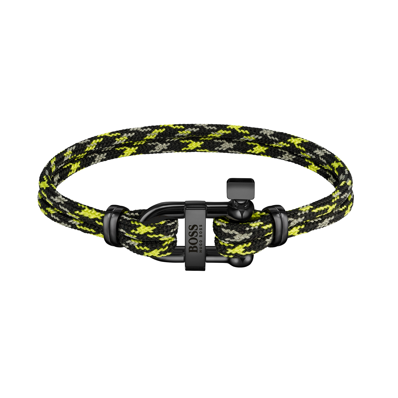 BOSS Sailing Cord Grey & Black Cord Stainless Steel Bracelet Review