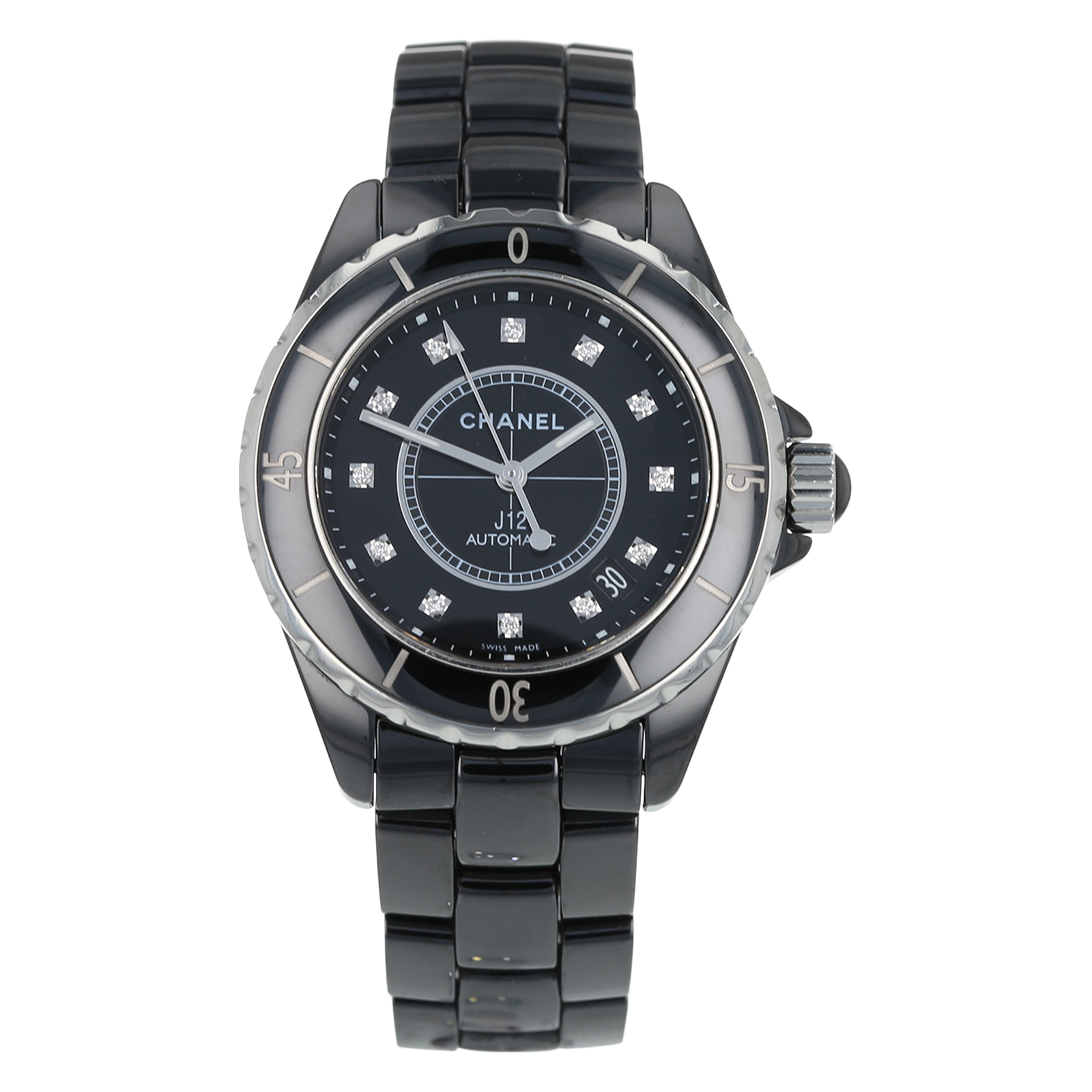 Pre-Owned Chanel J12 Black Ceramic Mens Watch H1626 Review