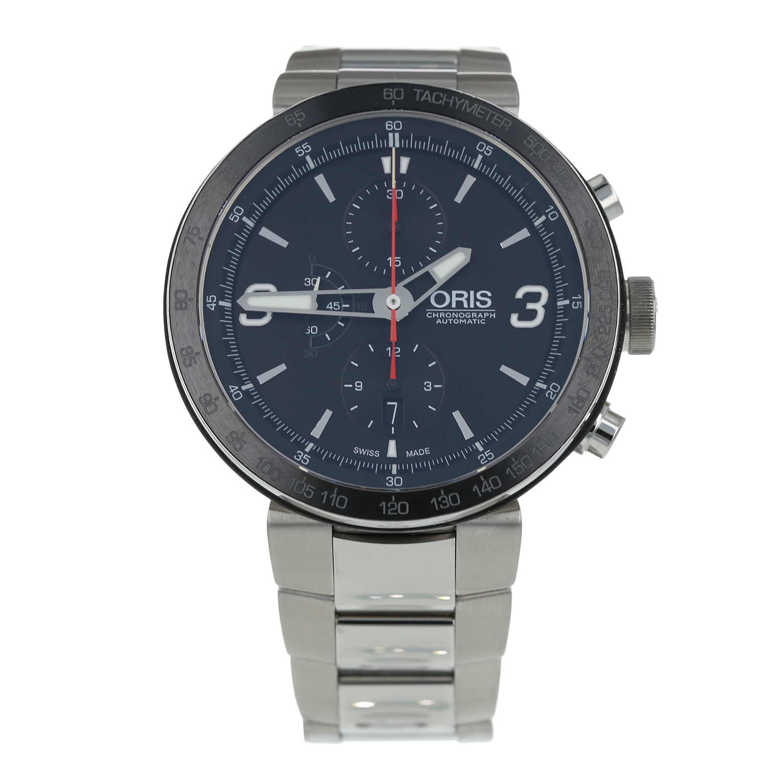 Pre-Owned Oris TT1 Chronograph Mens Watch 01 674 7659 4174-07 8 25 10 Review