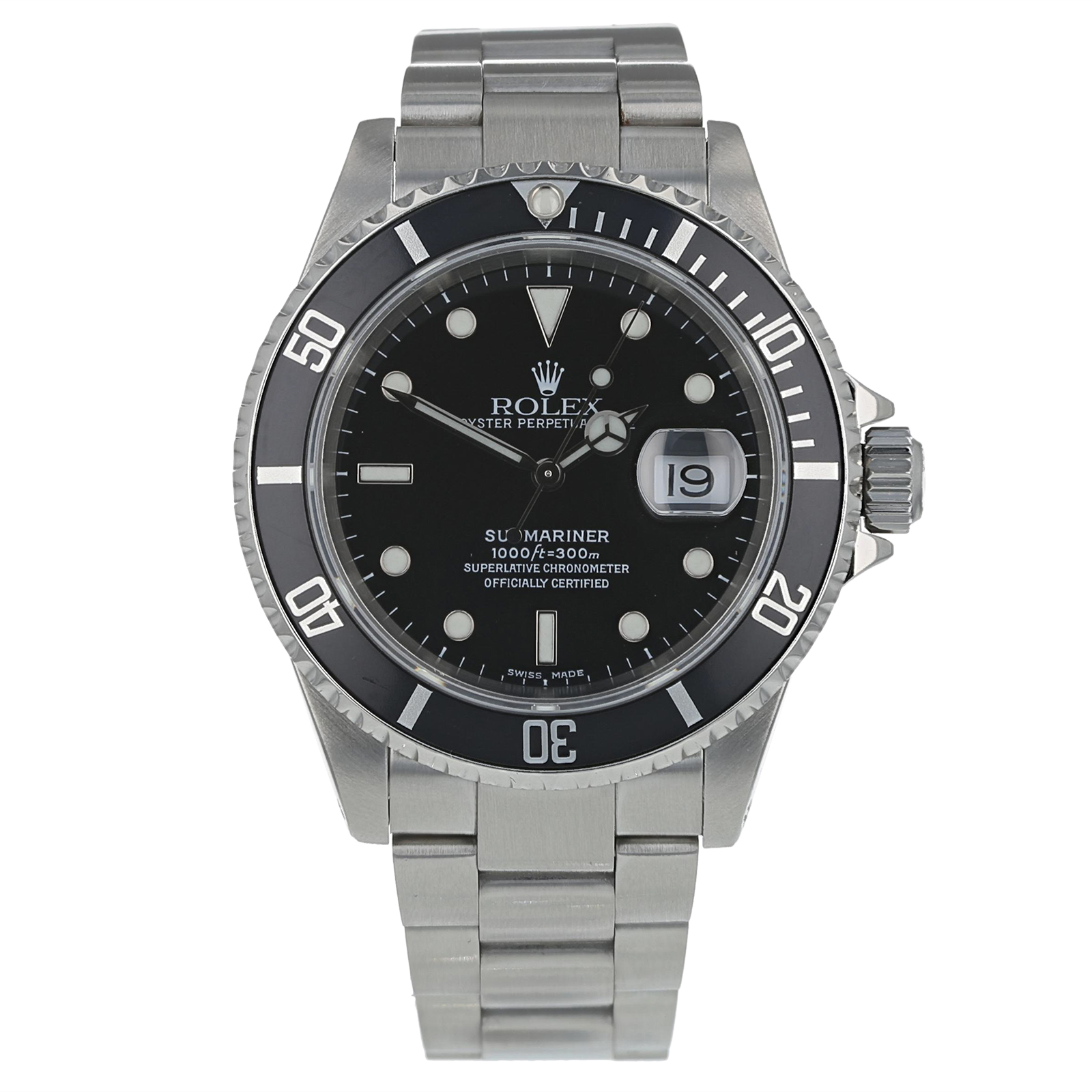 Pre-Owned Rolex Submariner Mens Watch 