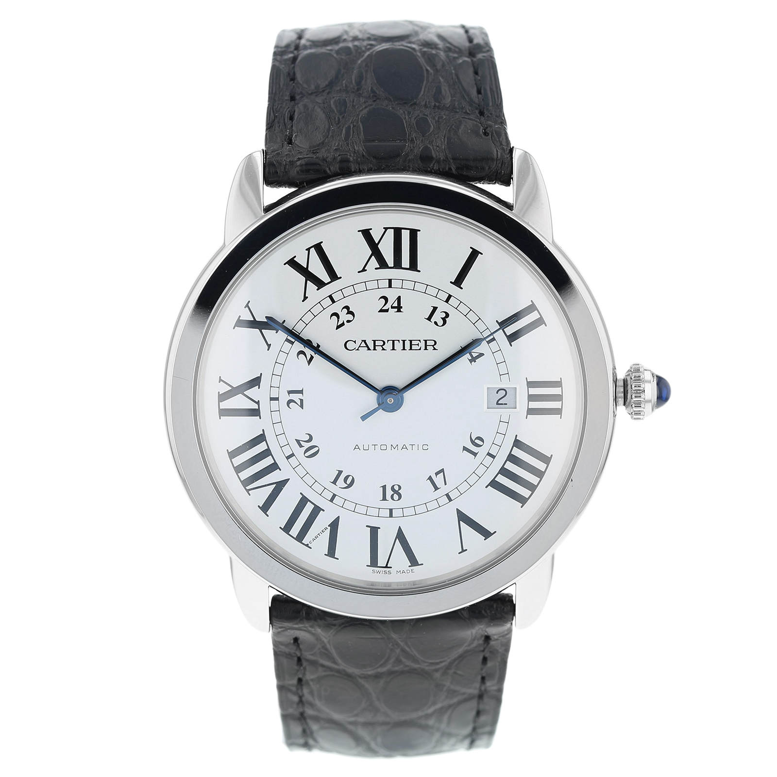 cartier ronde solo automatic 42mm mens watch