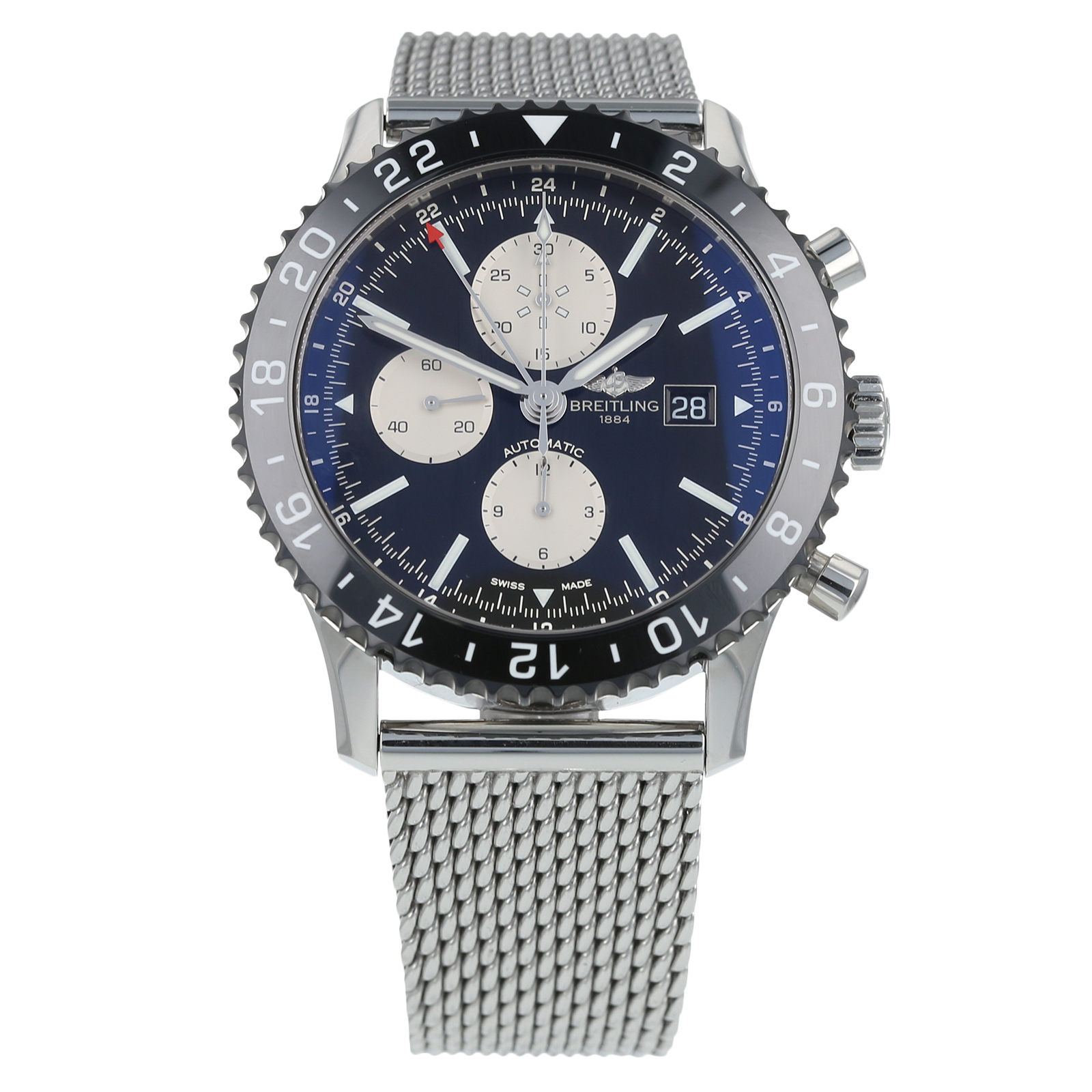 Pre-Owned Breitling Chronoliner Mens Watch Y24310 Review