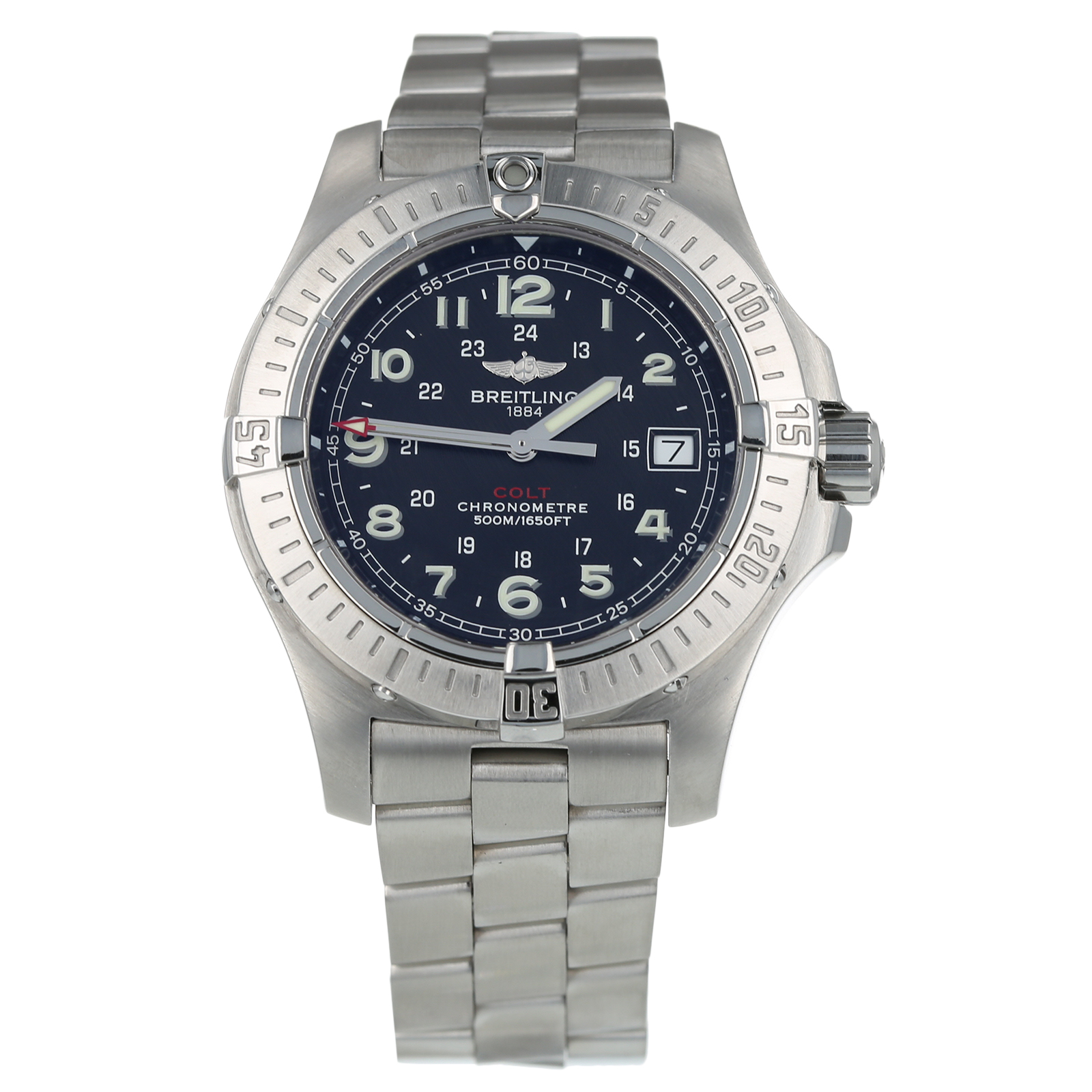 Pre Owned Breitling Colt Mens Watch A74380 Pre Owned Breitling Colt Mens Watch A74380