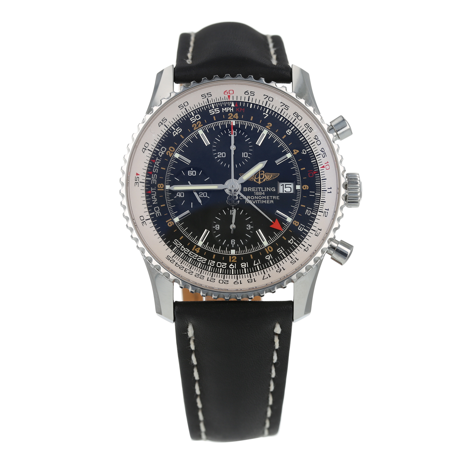 breitling navitimer world mens watch