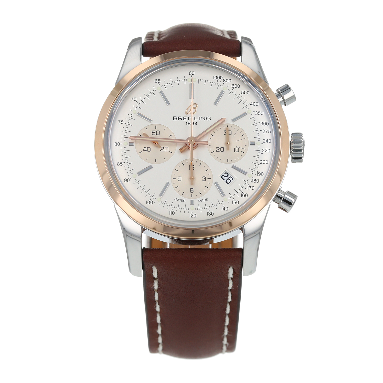 Pre-Owned Breitling Transocean Chronograph Mens Watch UB0152 Review