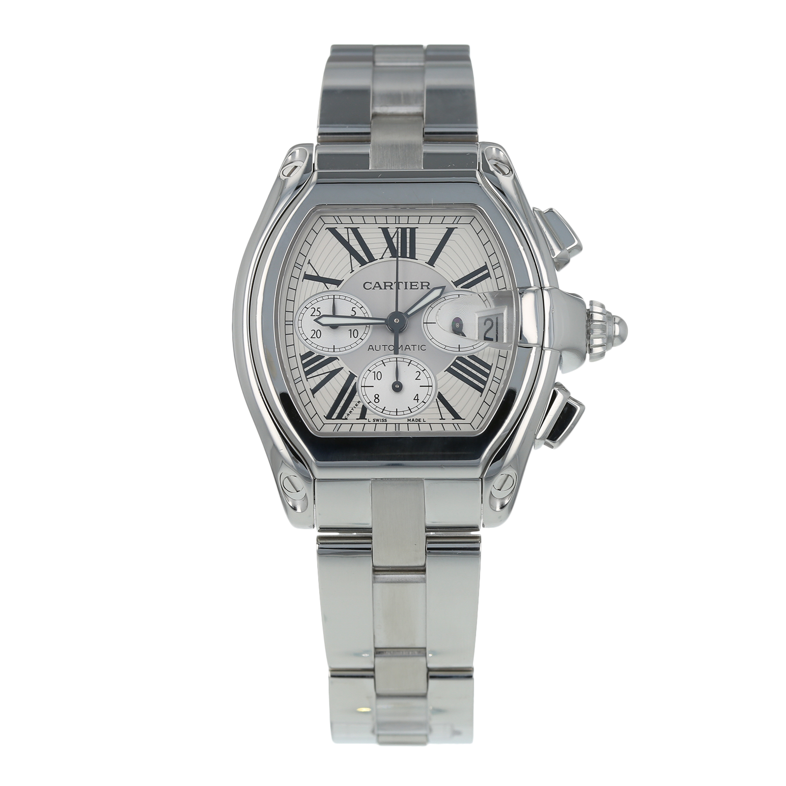 Pre-Owned Cartier Roadster Chronograph 