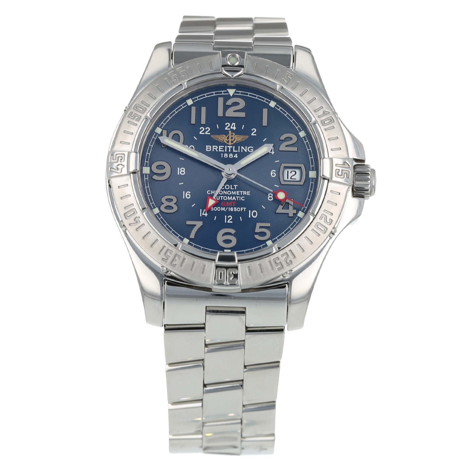 Pre Owned Breitling Colt GMT Mens Watch A32350 Pre Owned Breitling Colt GMT Mens Watch A32350
